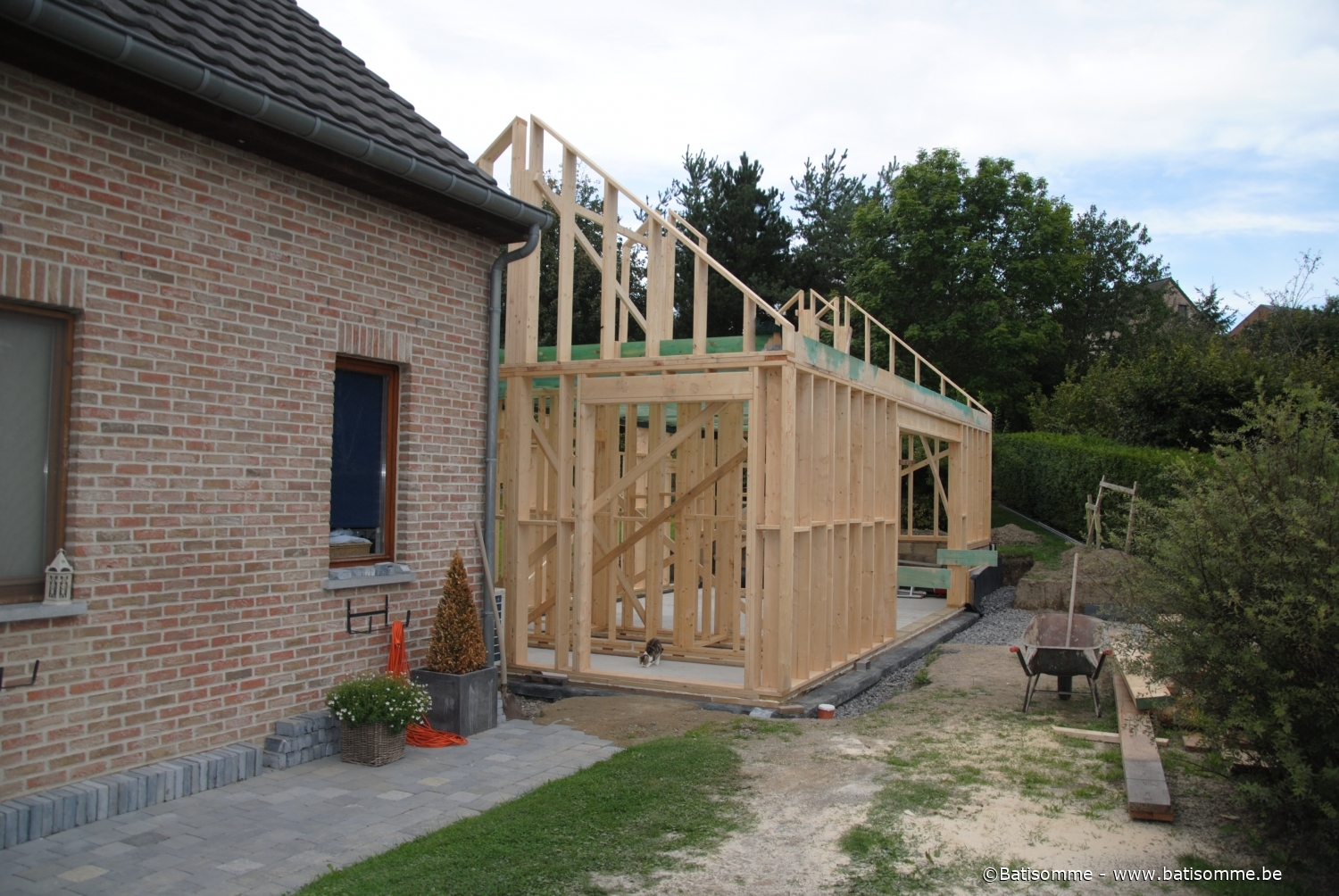 Extensions à ossature bois
