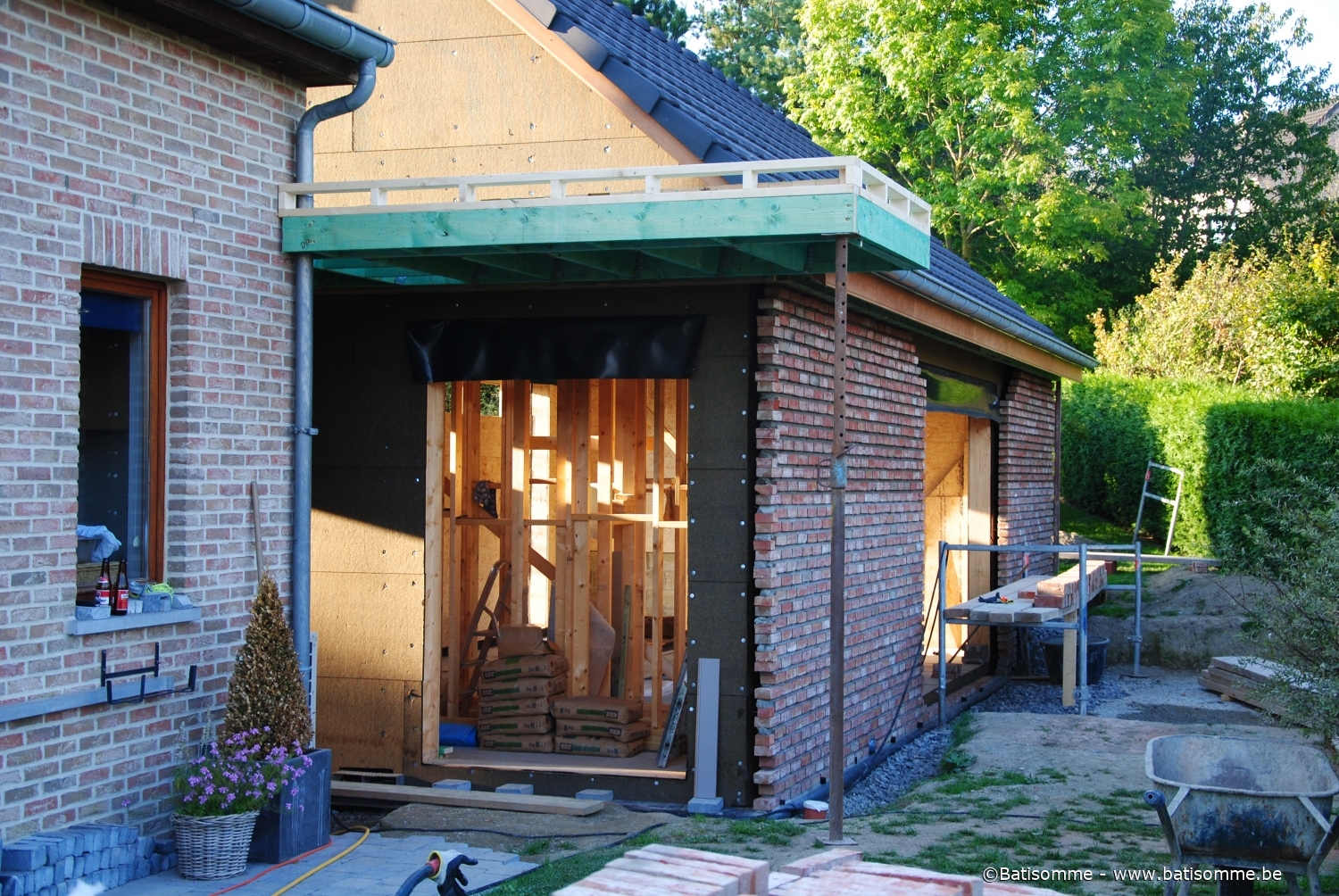 Extensions à ossature bois