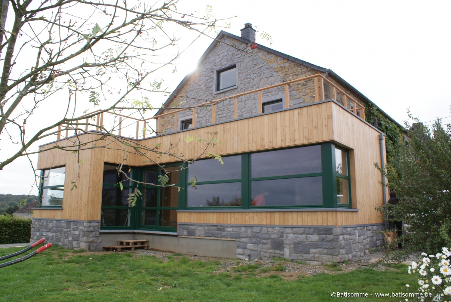 Extensions à ossature bois